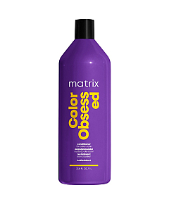 Matrix Total Results Color Obsessed Conditioner - Кондиционер для защиты цвета окрашенных волос с антиоксидантами, 1000 мл